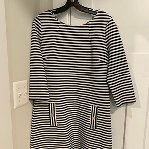 Lilly Pulitzer Nvy/White Charlena Shift Dress